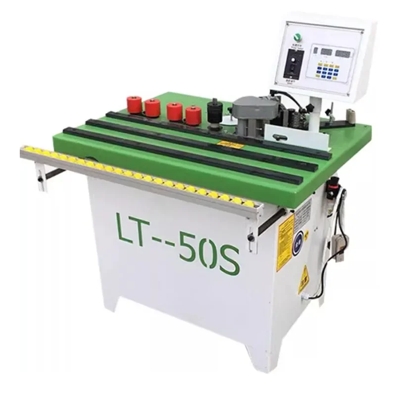 

Новая кромкооблицовочная машина 220В для деревообработки, 2025 года, для дома и декора, для криволинейных кромок, ручная, настольная
