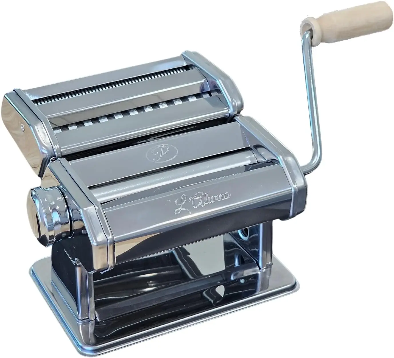 

Manual Pasta Maker Machine with Hand Crank for Homemade Noodles, Easy to Use Kitchen Appliance
