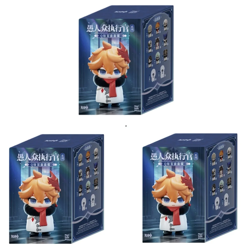 Neue Suplay Genshin Fatui Harbinger Blind Box MiHoYo Spielfigur Desktop-Dekoration Modell Überraschungsbox Geburtstagsgeschenk Weihnachtsgeschenk