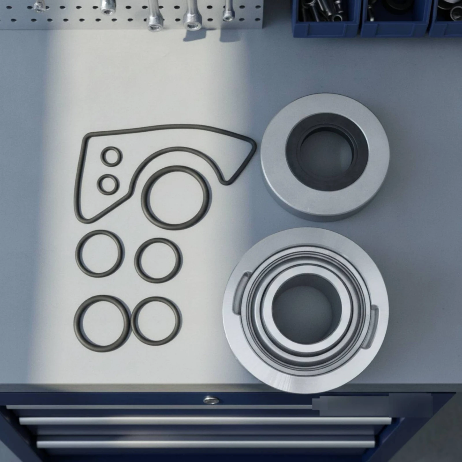 Universal Joint Bearing Kit Direct-Fit Gimbal Bearing Kit with Gimbal Seal Boat Part Rust-Resistant Long-Lasting