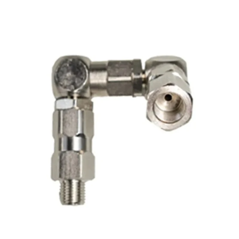 1Pc 1/4 Z-type Rotary Joint 6500PSI Sprayer Pump Accessory Stainless Steel 360° Rotation Sprayer Pump Accessory