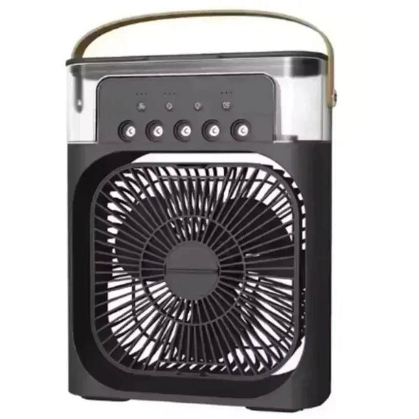 Portable 3 In 1 Fan AIr Conditioner Household Small Air Cooler LED Night Lights Humidifier Air Adjustment Home Fans Dropshipping view 5