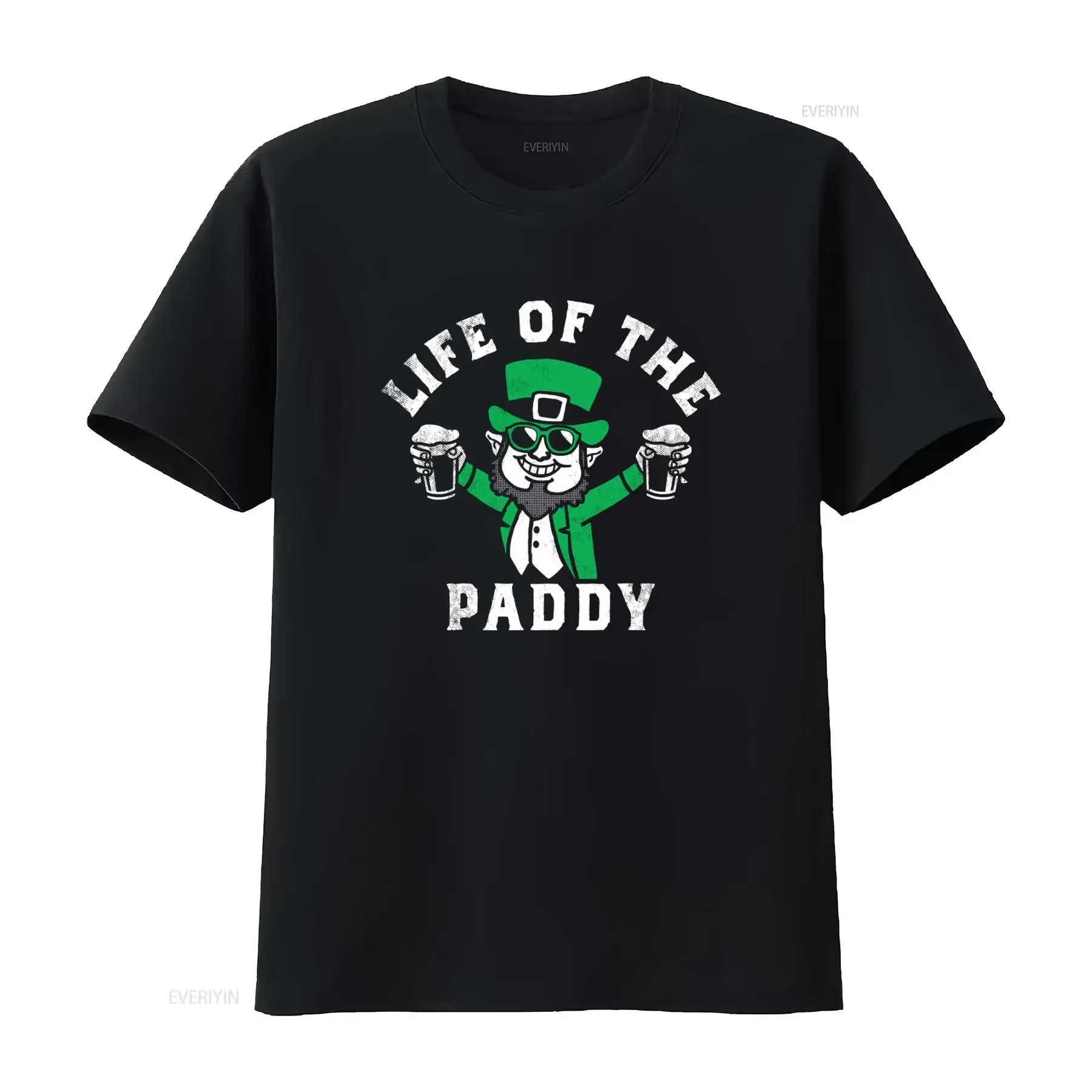 Camiseta Life Of The Paddy Big Leprechaun Energy St Patricks Day, trébol verde de la suerte, divertida camiseta vintage unisex para beber, San Patricio