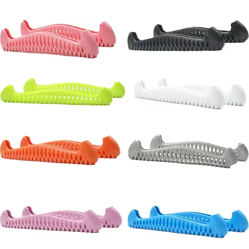 Imagen 2 del producto Cubiertas ajustables de hoja de patinaje sobre hielo de TPU, patines artísticos caminables, patines de hielo, patines de Hockey, previene perforaciones, manga de hoja escalable