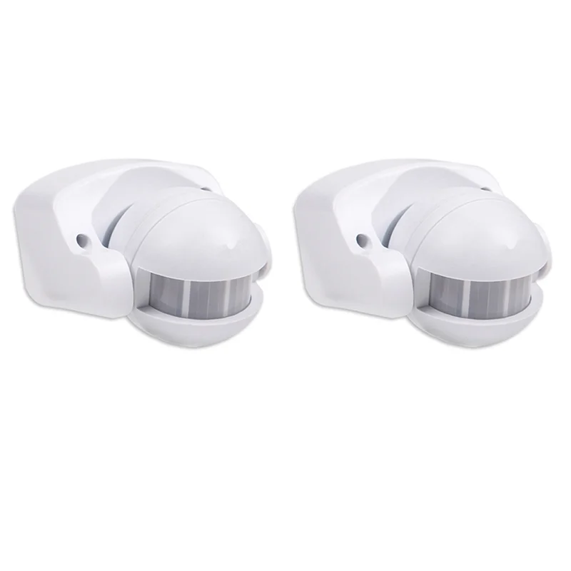 PHILE-2X PIR อินฟราเรด Motion Sensor AC110V-220V Motion Detector ปรับสําหรับในร่มและกลางแจ้งหลายสถานการณ์