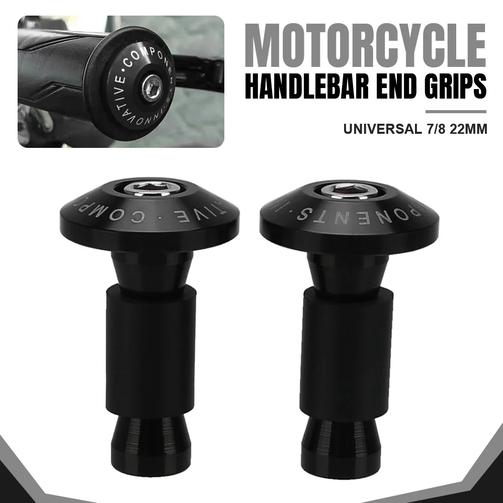 For Zontes GK 350 125 155 GK GK350 350GK GK125 125GK ZT350 ZT125 GK Motor 7/8'' HandleBar Grips End Anti Vibration Silder Plug