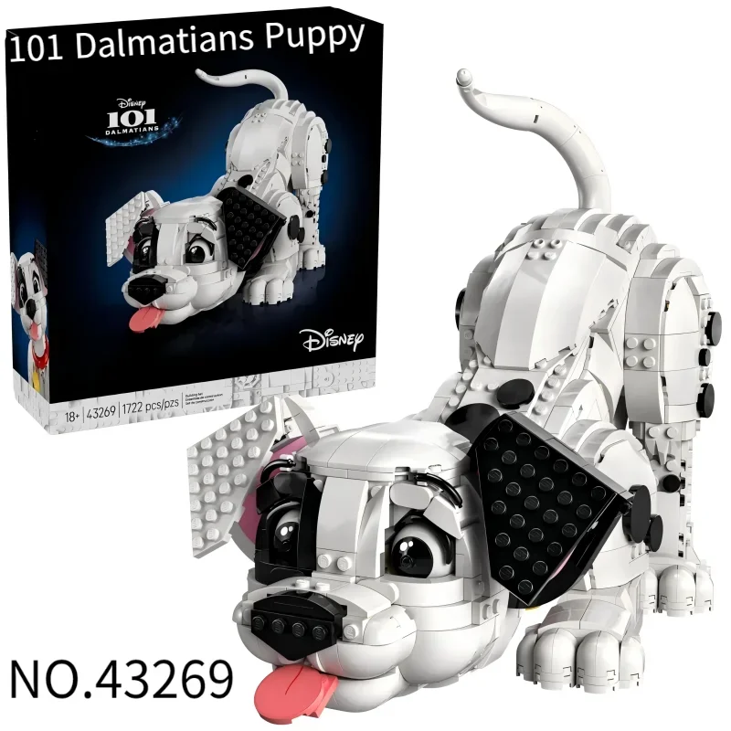 

2025 new 1722pcs Popular Movie Game 101 Dalmatians Puppy 43269 Building Block Puzzle Model For Kids Holiday Birthday Gifts