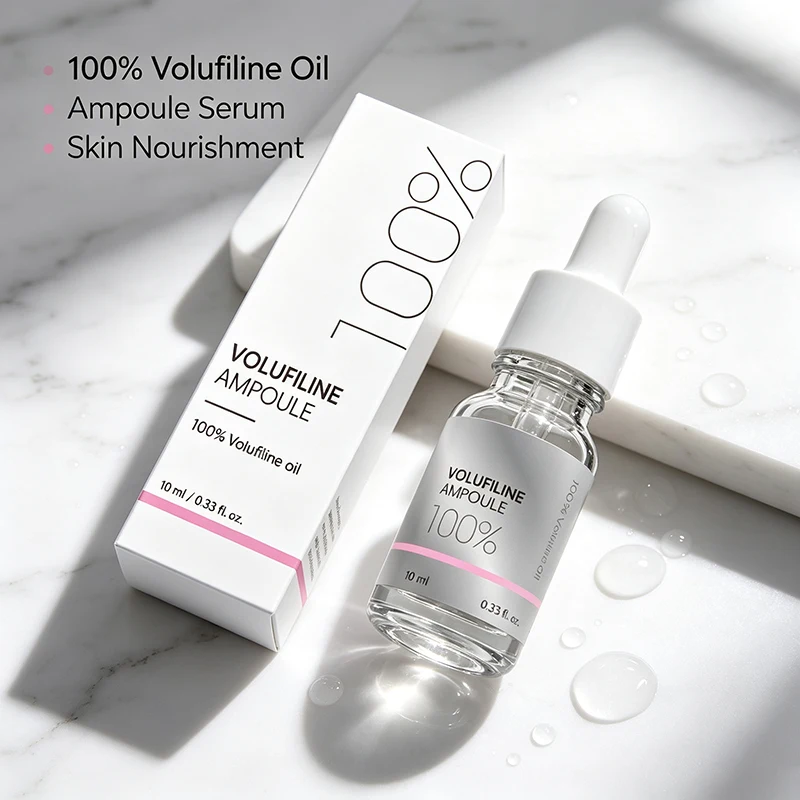 Volufiline 100% Plump Essence Flasche Zarte Haut Tiefenwirksame Feuchtigkeitspflege Erhöht die Hautelastizität Verbessert Trockenheit, Glanzlosigkeit und Rauheit Neu – Detail 15