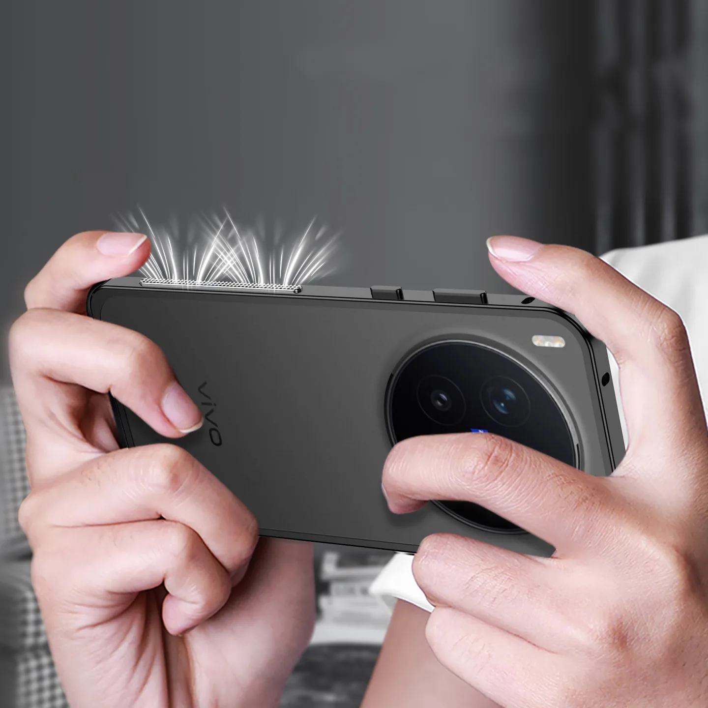 เคสกันกระแทกโลหะแบบมีตาข่ายระบายความร้อน ป้องกันฝุ่น สำหรับ VIVO X300 Pro X300Pro โครงสร้างโลหะผสมป้องกันการตกกระแทก