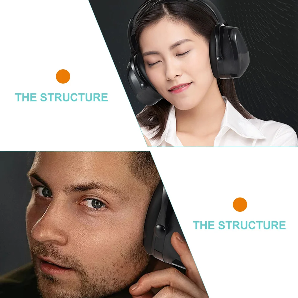 

Shooting Earmuffs Kids Safety Ear Muff Noise Reduction Headphones Soundproof Sleep Protector Anti Noise Lightweight Portable
