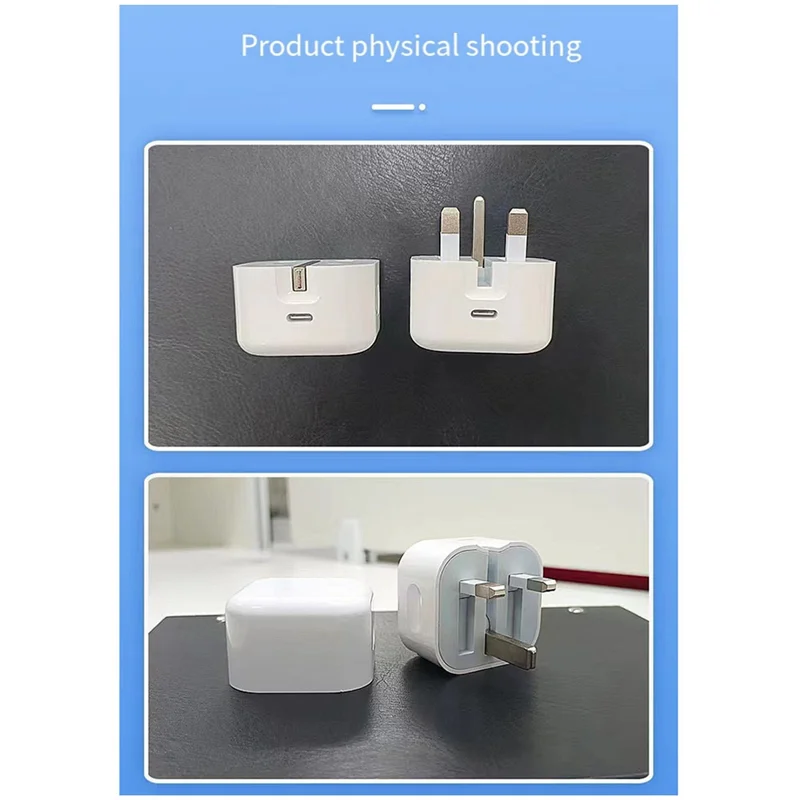 ABSQ-شاحن سريع قابل للطي PD 20 واط QC3.0 نوع C محول الشحن السريع المملكة المتحدة نوع C محول الطاقة ل 15 14 13 12 برو ماكس المملكة المتحدة التوصيل