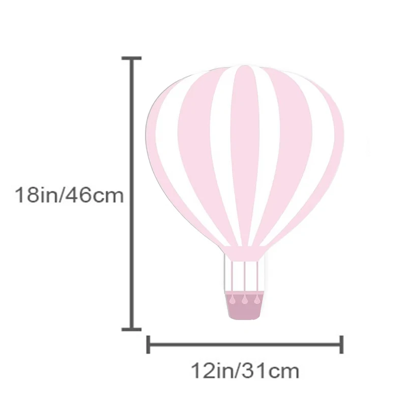 18/24/36Inch Hot Air Balloon Kt Board Baby Shower 1St Birthday Paty Backdrops Cardboard for Wedding Party Photo Props Decor