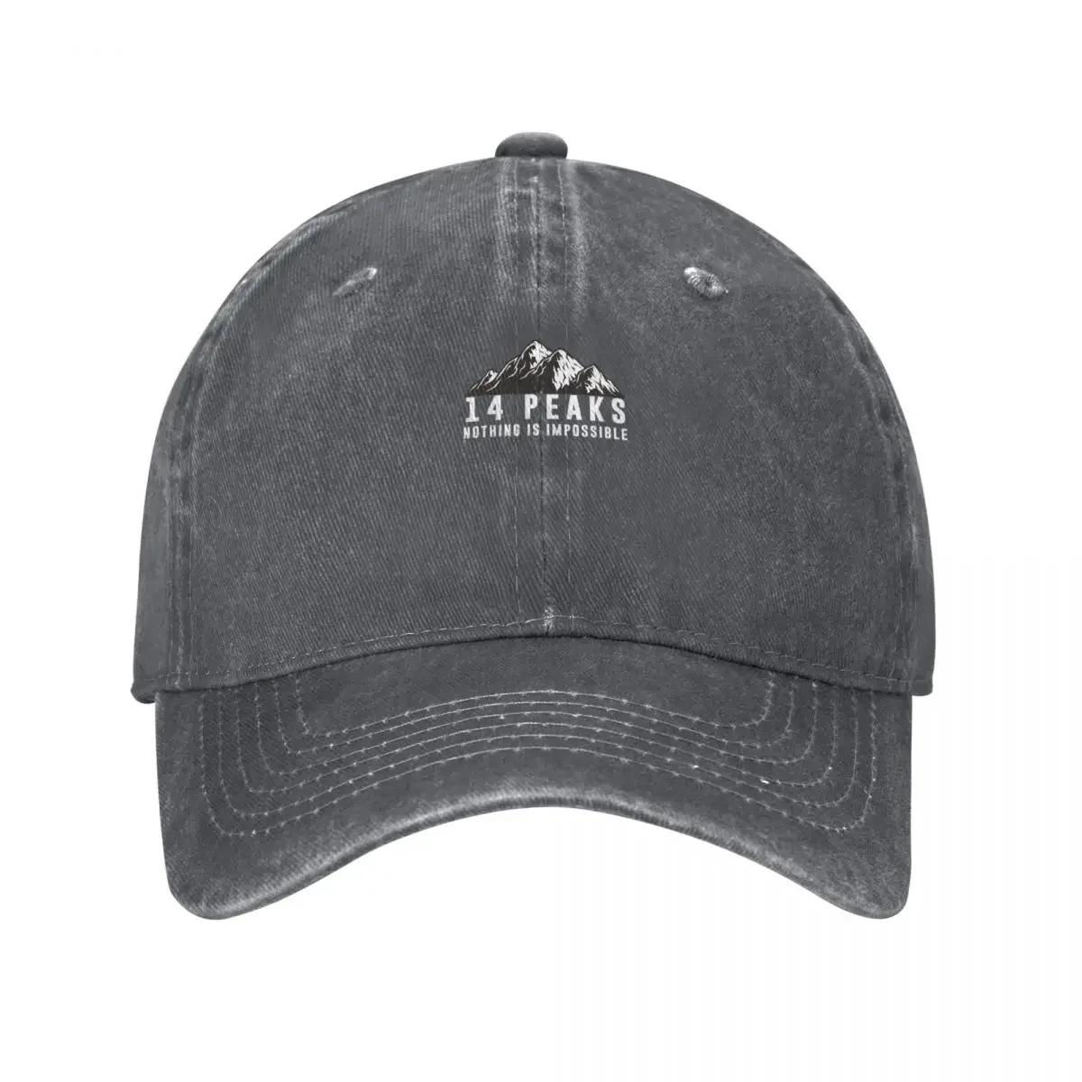 14 Peaks Nothing is Impossible Nimsdai Purja Baseball Cap Fashion Beach Golf Wear Designer Hat Women's Hats Men's 2