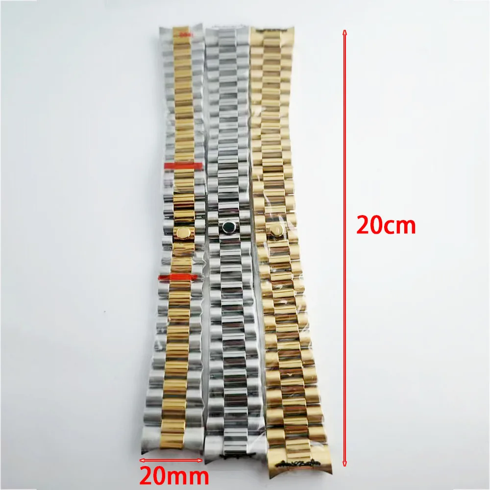 

Watch Strap 904l Stainless steel strap Diameter port 20mm Length 20cm for all sapphire glass case 20mm diameter port configurati