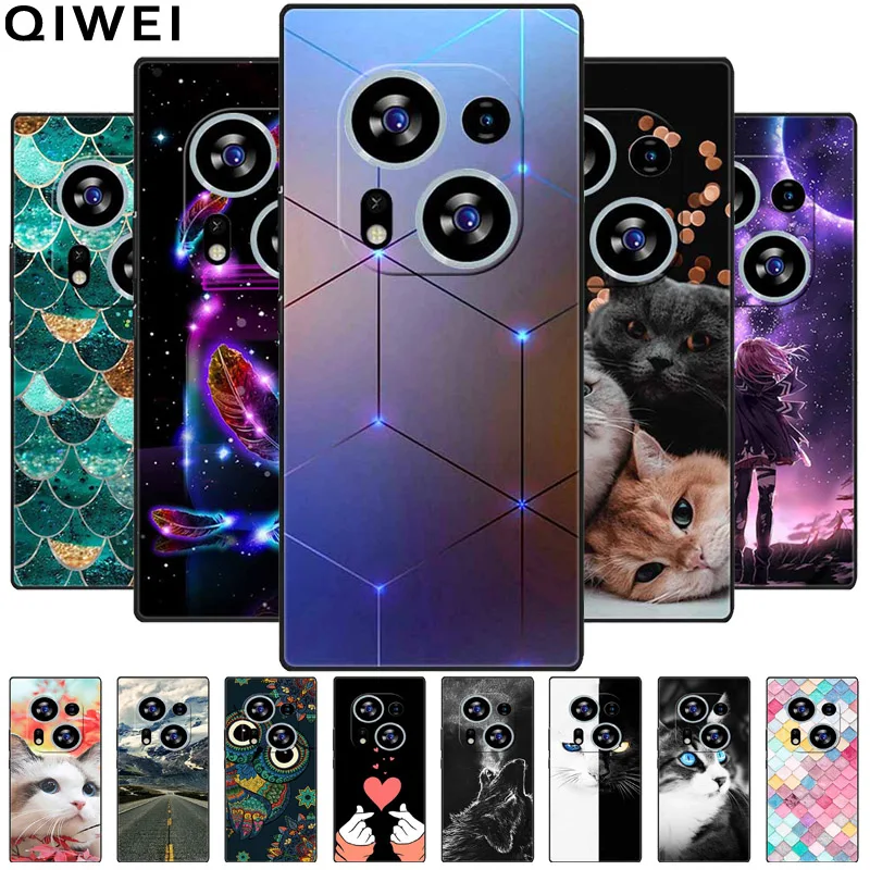 For Tecno Phantom X2 5G Case AD8 Protective Cute Cartoon Soft Silicone Cover for Phantom X2 Pro 5G AD9 Phone Cases X 2 X2Pro Cat