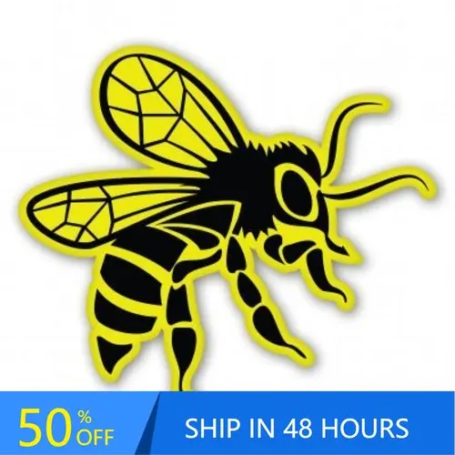 

Wasp Styling Trendy Bumper Laptop Walls Car Waterproof Vinyl Decal Decoration Retro Aesthetic Cool Cute