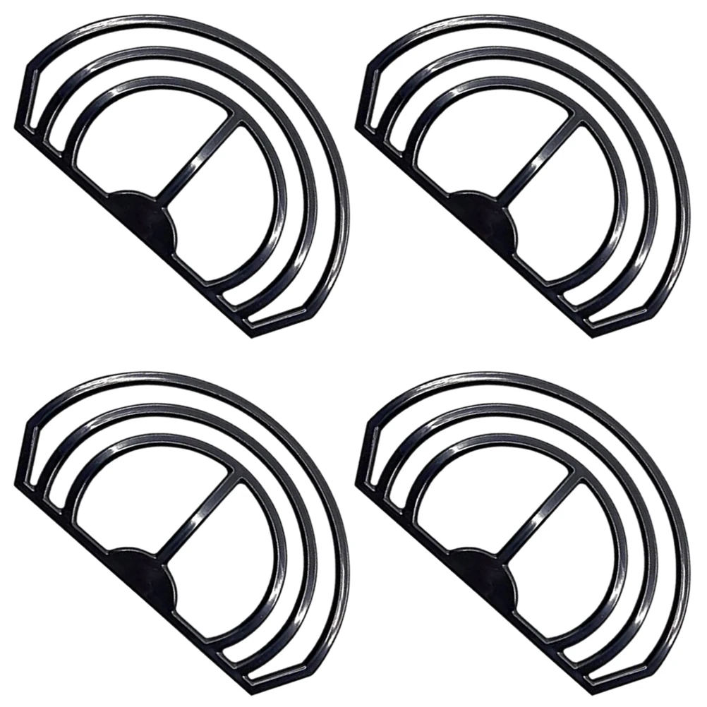 

4pcs Hat Edge Bending Tool Shaper for Brim Cap Molder Black Color Portable Hat Bender DIY Shaping Tool