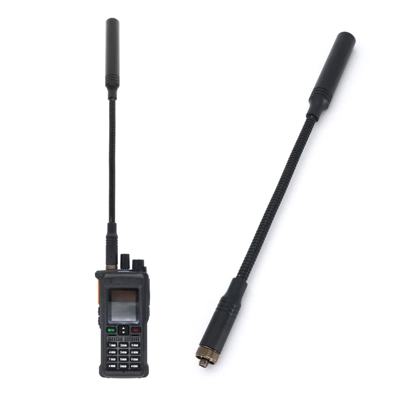 13Inch SMA-Female Double Band 174/520Mhz Foldable Antenna for UV5R UV82 WalkieTalkies Two Way Radio H8WD