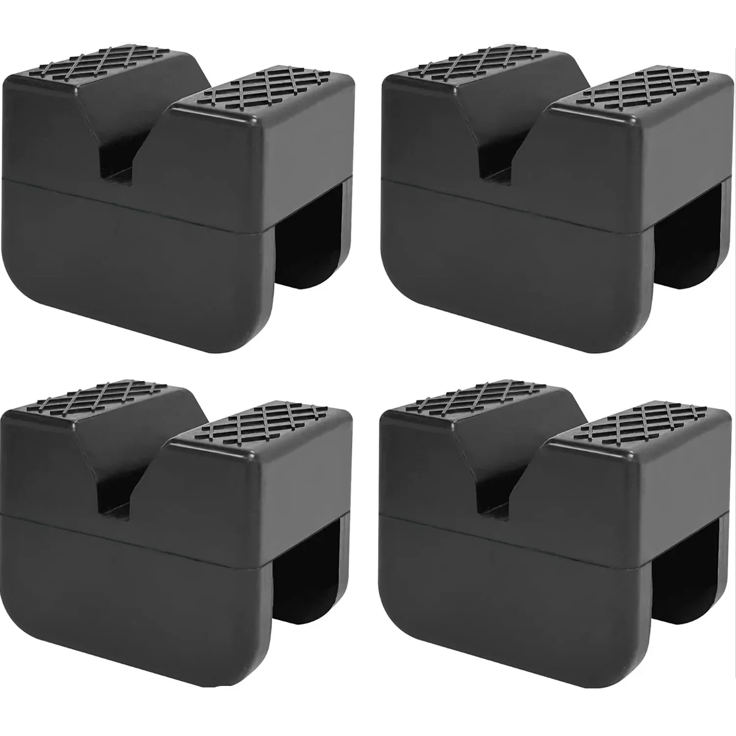 Jack Stand Pads Rubber Pinch Weld Jack Adapter 4 Pack PINCH WELD PROTECTION Slotted Rubber Protect Compatible Pinch Weld Lifting