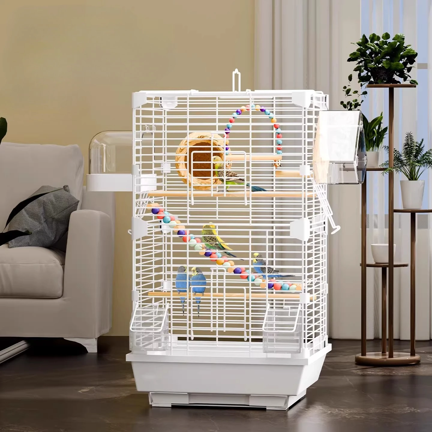 

For Breeding Bird Cages Extra Large Large Things Canaries Bird Cages Cockatiel Accessories Quail Gaiola Calopsita Bird Supplies