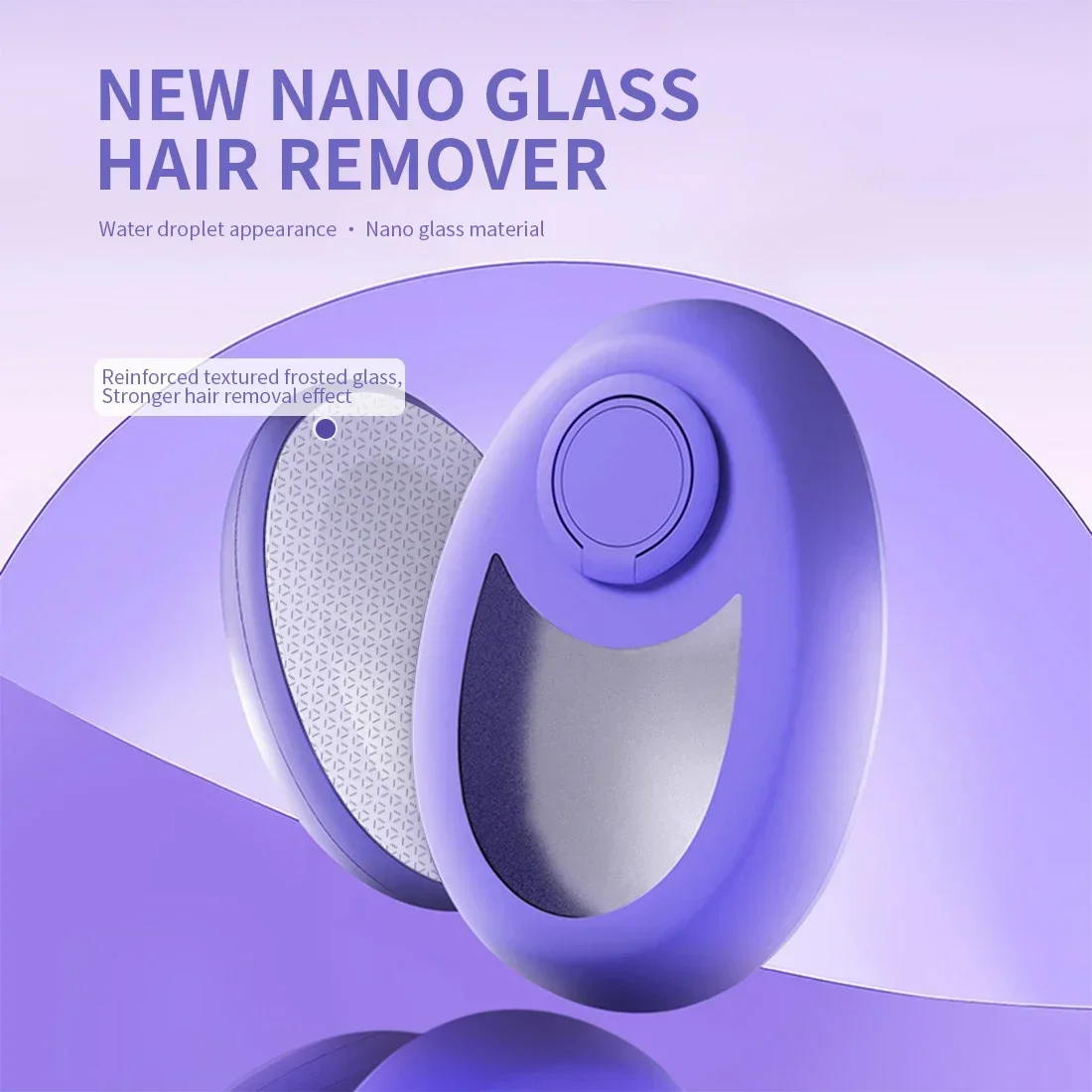 Crystal Epilator Painless Epilator Crystal Hair Removal Reusable Magic Hair Removal Tool Magic Hair Eraser for Back Arms Leg