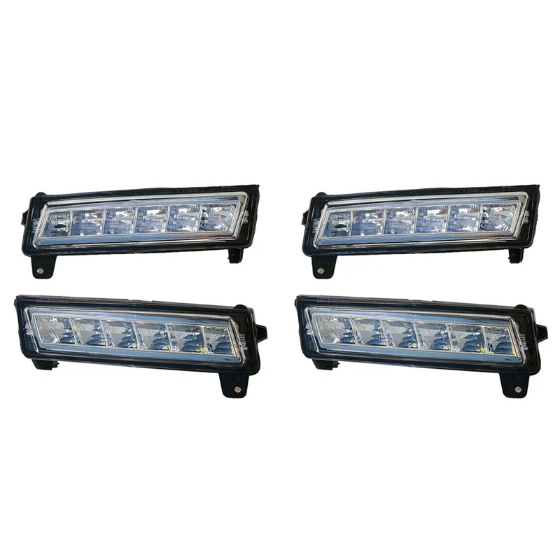 

2X Car LED DRL Fog Light For Mercedes-Benz ML GL GLK W164 X164 X204 Driving Lamp Daytime Running Light Bumper Lamp