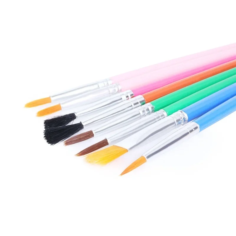 15pcs DIY Childrens Painting Sponge EVA Roller Painting Brush Set School Stationery DIY Childrens Painting Brush Set