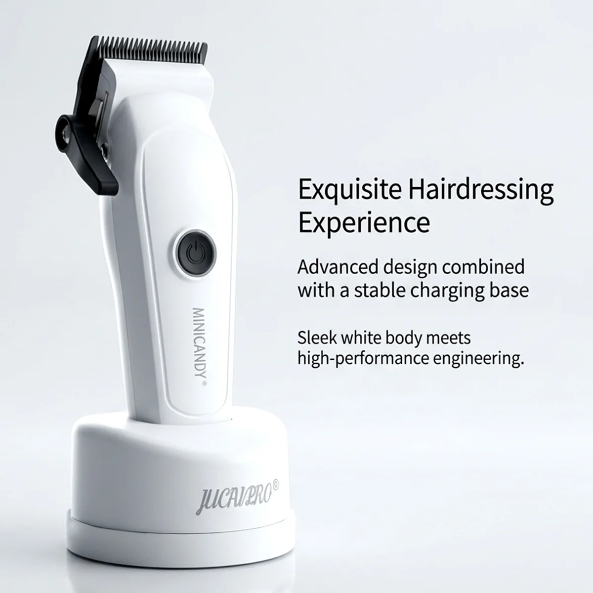 JUCAI Mini Candy Professional Hair Clipper for Men 7200RPM Brushless Motor Phantecho DLCBlade Base Charger Haircut Machine