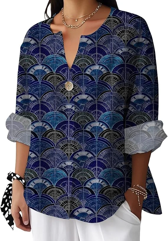 

Women's Shirt Buttons Fashion Business Casual Short Sleeve Dress Shirt Sexy Versatile Women's Top