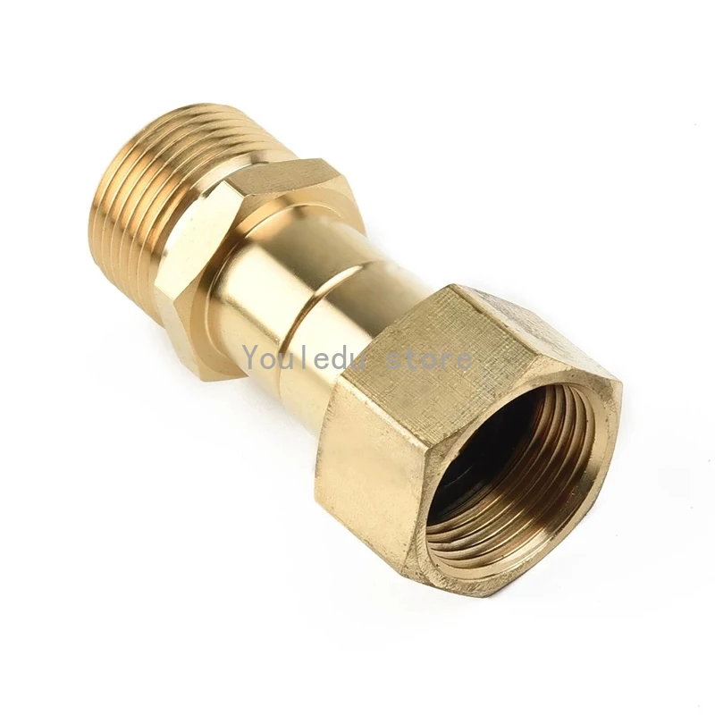 1pc M22 14mm Thread Pressure Washer Swivel Joint Kink Free Connector Hose Fitting Durable Garden Power Tool Parts & Accessories