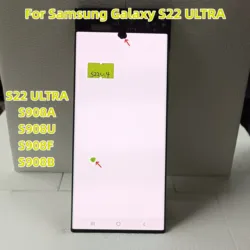 6.8'' For S22 Ultra LCD Screen For SAMSUNG Galaxy S22 Ultra LCD S908 S908B S908U Glass Display Digitizer Assembly With Dots