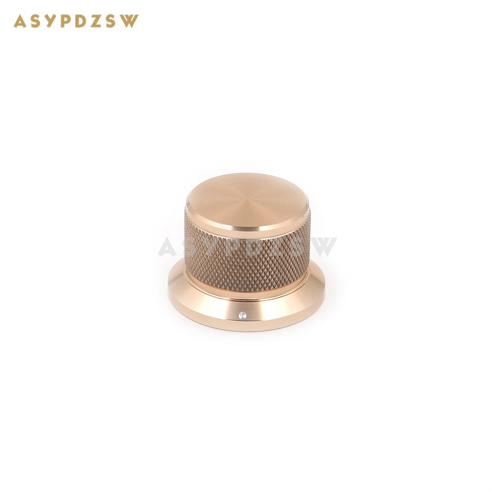 1 Chiếc Knurled Bạc/Đen/Vàng 38*30*25 Full Nhôm Khuếch Đại Chắc Chắn Tập Chiết Áp Núm Vặn