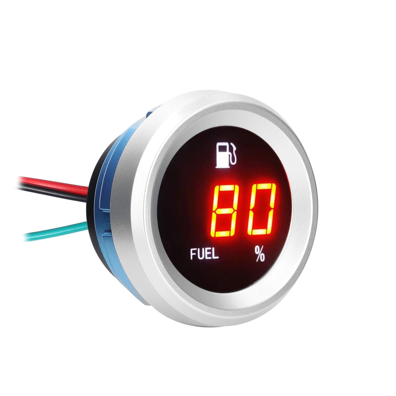 Kkmoon medidor de nível de combustível digital com alarme piscante medidor de nível de combustível do carro 9-35v testador de nível de combustível para motocicleta automóvel