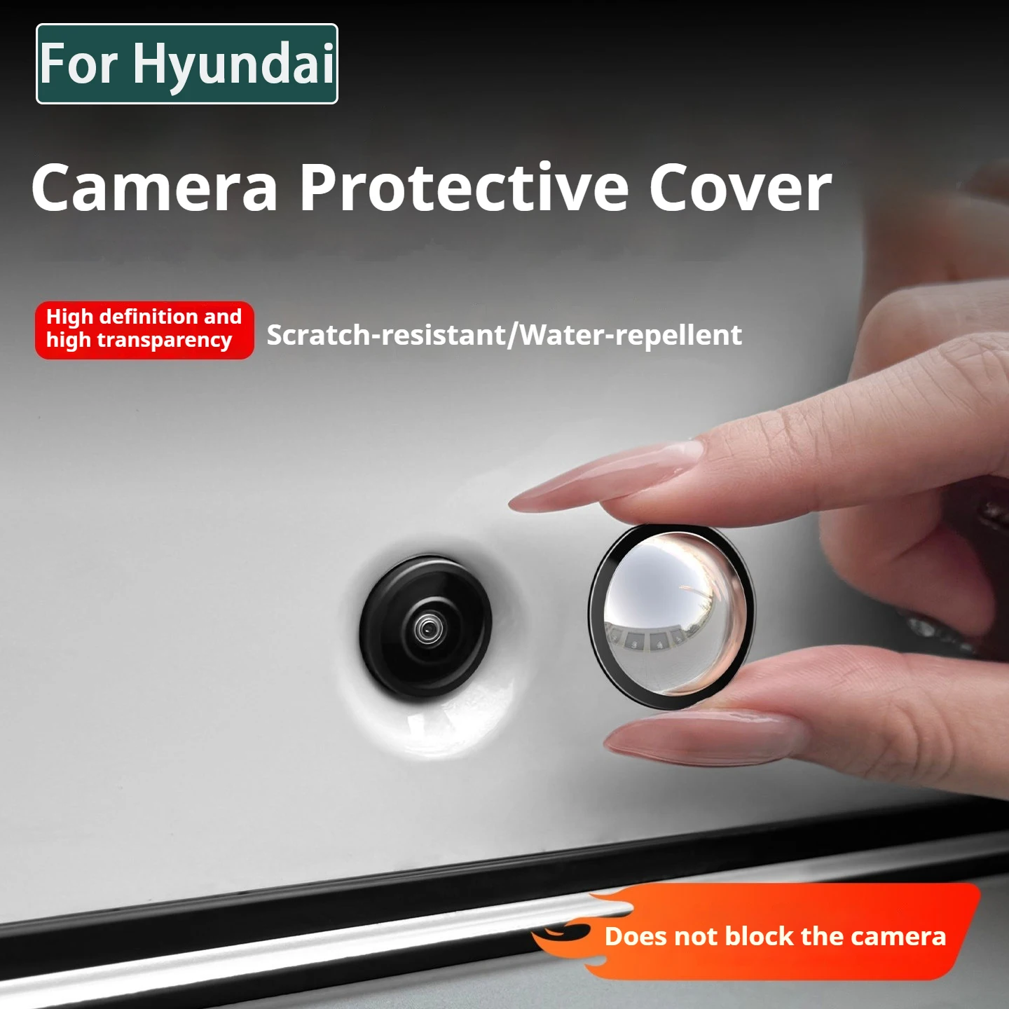 

Защитный чехол для объектива автомобильной камеры для всех серий Hyundai, 360-градусный водонепроницаемый и пылезащитный защитный чехол, автомобильный аксессуар