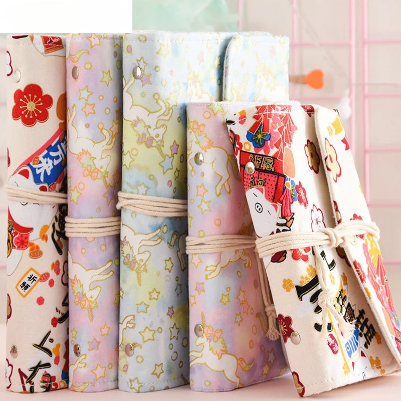 

6 Ring Binder Notepads Stationery A6 Binder Kawaii Notebooks Journals Cloth Cover Cute Diary School Office Supplies Budget Book