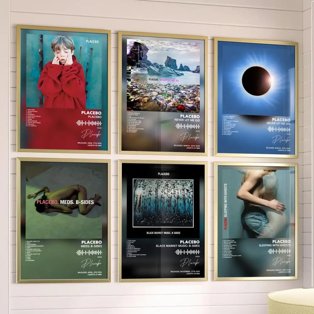 Poster, Musik-Album-Cover für Zimmer, Leinwandgemälde, Kunstdruck, Heimwanddekoration, Bild, Geschenk, Placebo
