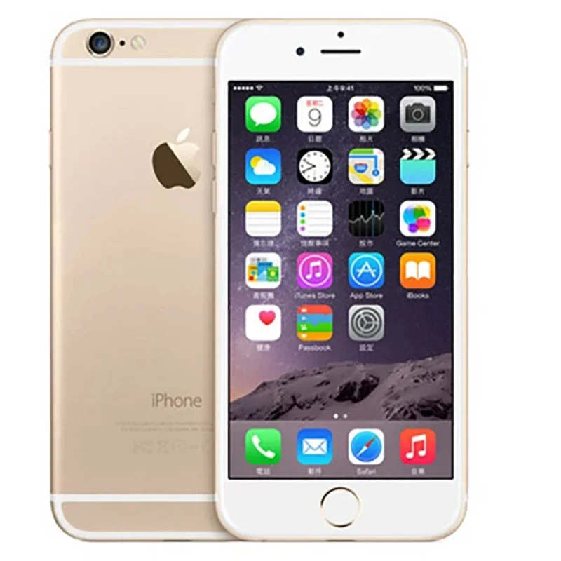 هاتف Apple iPhone 6 غير مقفول بشاشة 4.7 بوصة بدقة 8 ميجابكسل IOS 16/64/128 جيجابايت ROM مستعمل للهاتف المحمول