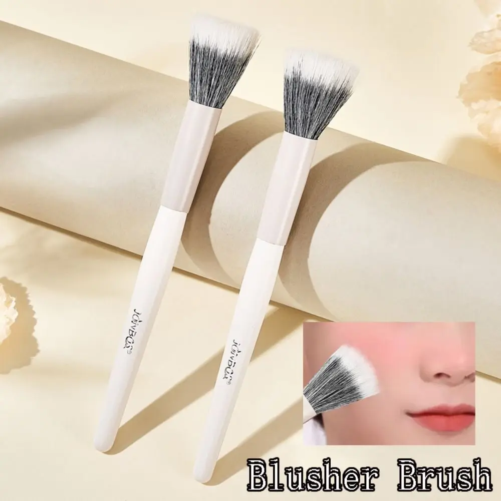 Hot Houten Handvat Blusher Borstel Zachte Pluizige Delicate Poeder Borstel Fijn Gemakkelijk te Gebruiken Gezicht Make-up Tool Geschikt voor Beginners