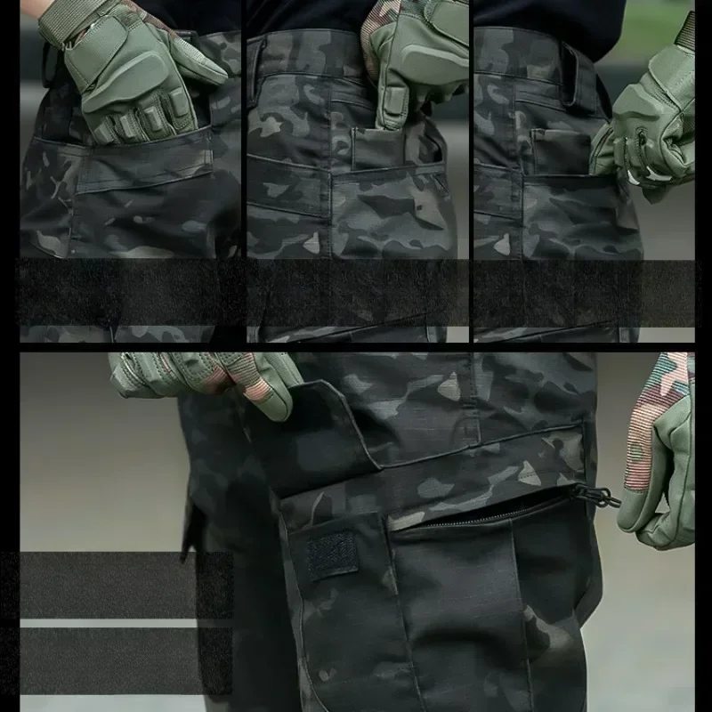 Conjunto camuflaje ripstop transpirable para entrenamiento y caza - imagen 4