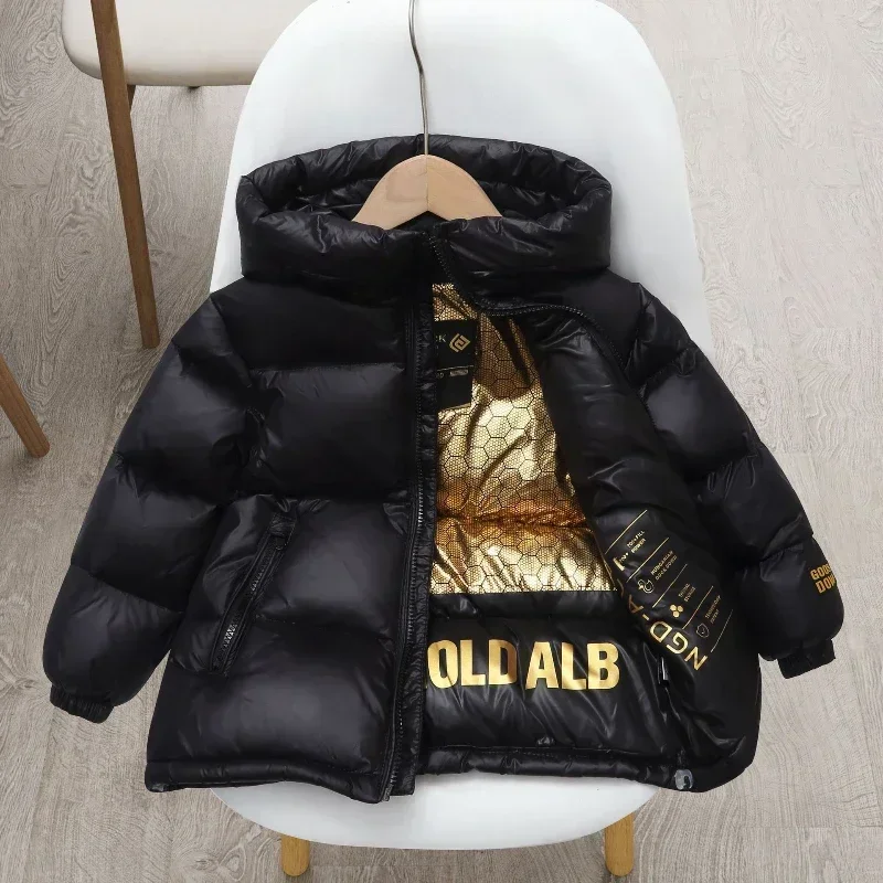 Children Down Jacket Thick Short Jacket Winter Clothes for Girls Boy Winter Jacket Girl Winter Coats Зимний Комбинезон Детский