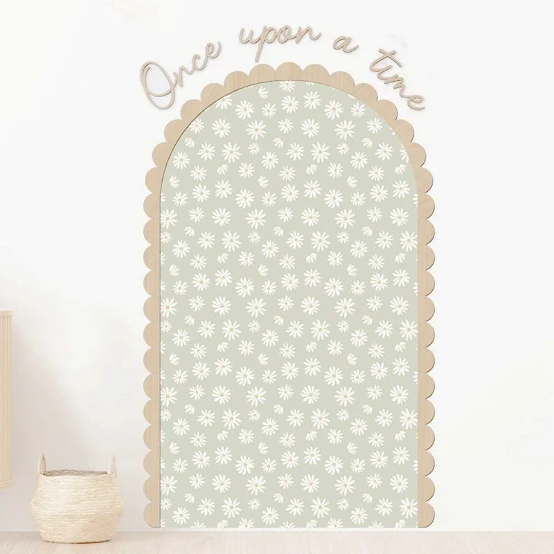 

Unfinished Wood Scalloped Arched Boho Frame Large wooden frame scalloped arch trim 90X150 cm Big Bundle Wooden Arch