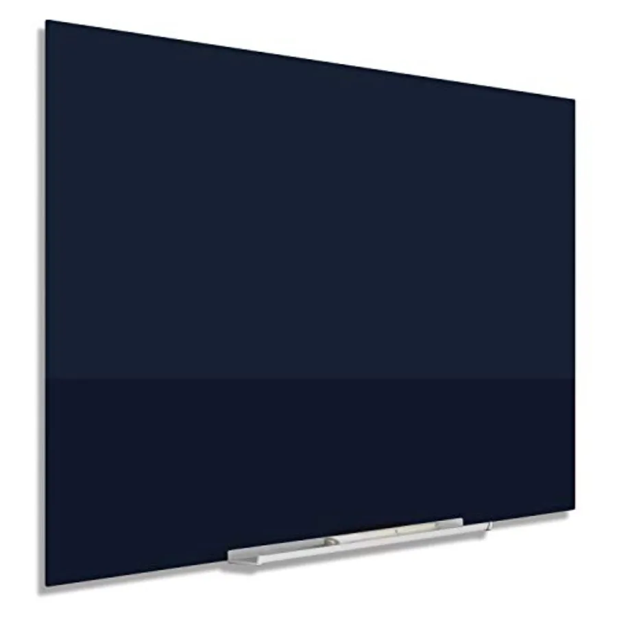 

Магнитная стеклянная доска для записей 50"W x 28"H, черная, сухостираемая поверхность, безрамочная, InvisaMount G5028IMB
