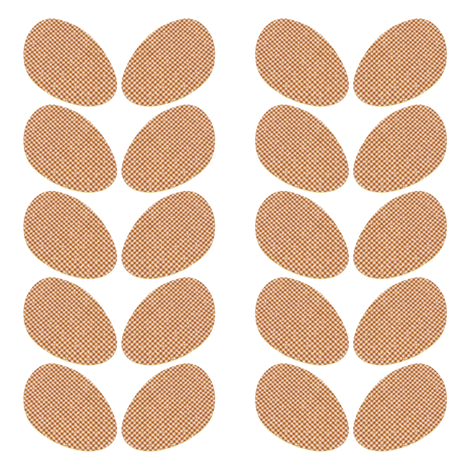 

10 Pcs Massage Anti Pain Insoles Forefoot Cushion Half Size Pad Comfortable Fabric Adjustable Shoe Inserts for Foot Care Tool