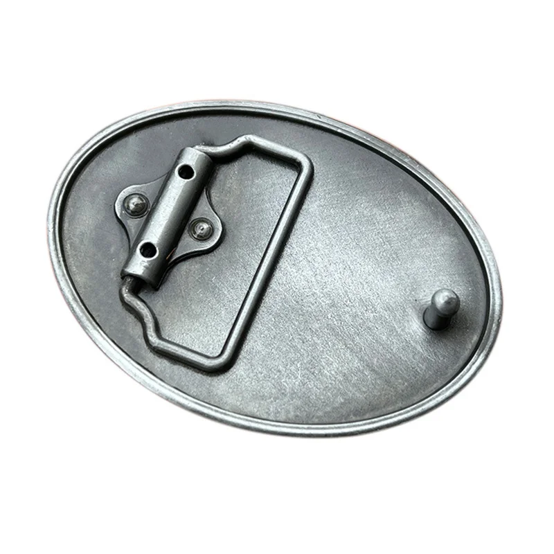 Zinc alloy good girl belt buckle with western style