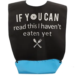 Adjustable Waterproof Bibs Reusable Adult Apron Wear Resistant Clothes Protector Dinner Bib Household Merchandise Foldable