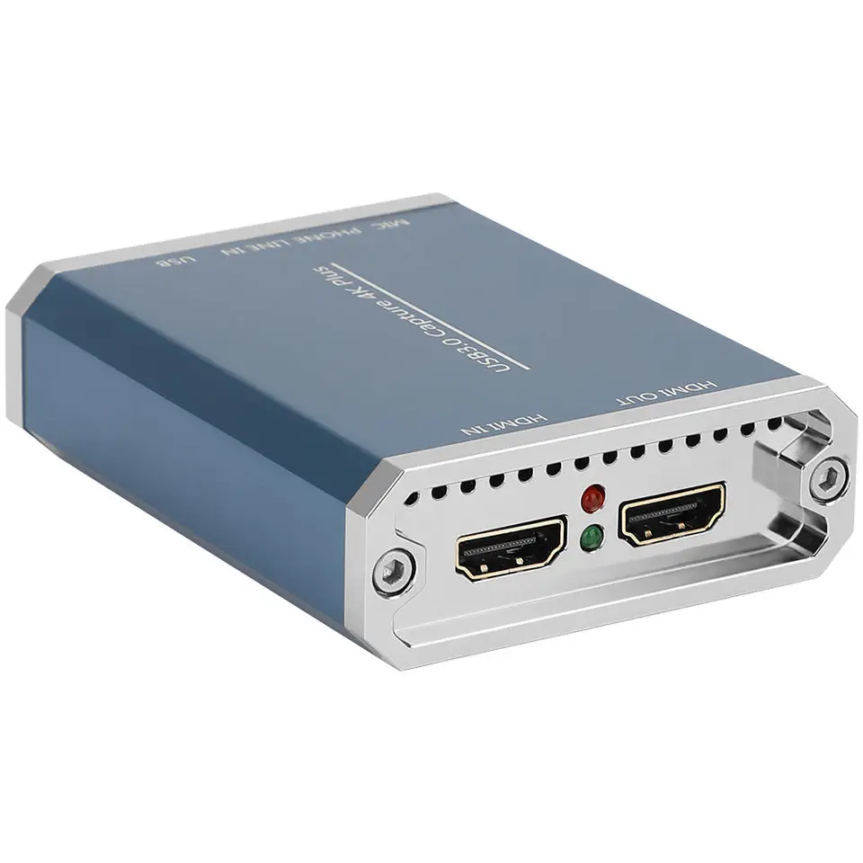 UHD 4K HDMI to USB3.0 USB2.0 Video Capture Box Grabber Game Streaming Live Stream Broadcast