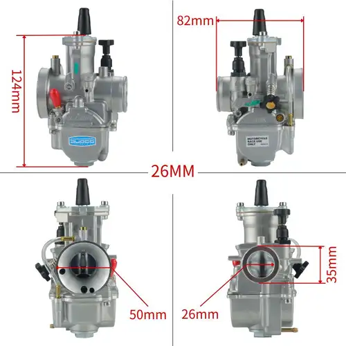 For KOsO OKO 24 26 28 30 3234mm Blue Bowl 2T 4T Universal ScooterATV Dirt Bike KElHIN PWK Racing Carburetor With FreeJet Set - Image 10