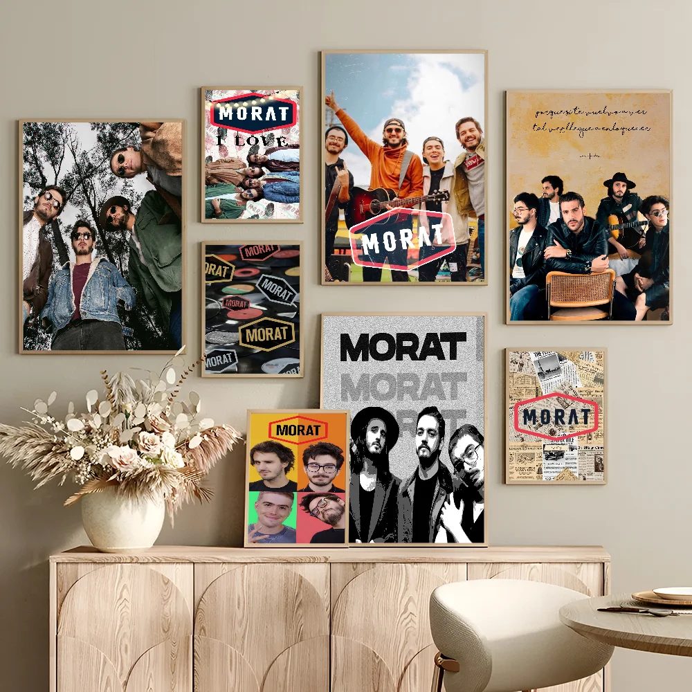 

Morat Band Classic Anime Poster Fancy Wall Sticker For Living Room Bar Decoration Decor Art Wall Stickers