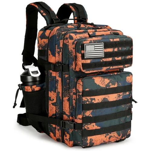 Imagen 1 del producto Mochila táctica grande de 45L y 3P, Mochila para senderismo, Mochila para deportes al aire libre, Mochila impermeable para escalar, Mochila para acampar y senderismo