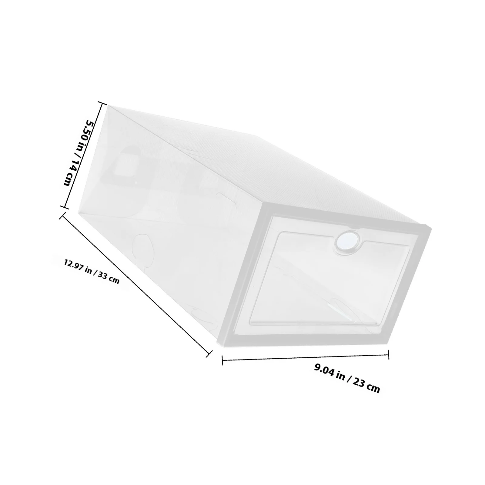 5개 신발 보관함 투명 적층형 정리함 가정용 옷장 신발 컨테이너 적층형 보관함 스니커즈 박스